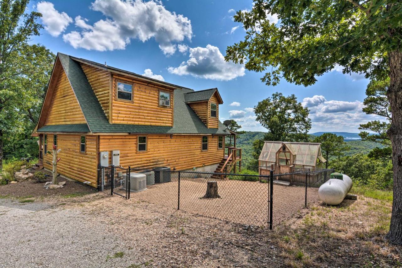 Spacious Log Cabin With Fire Pit And Game Room! ยูเรกาสปริงส์ ภายนอก รูปภาพ